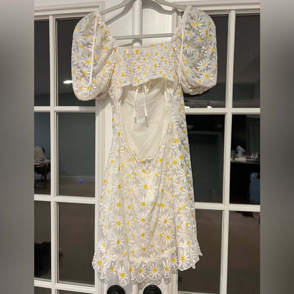 For Love And Lemons Brulee Daisy Mini Dress - Picture 9 of 10